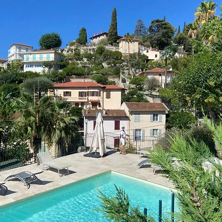 Calme 2p Avec Terrasse Et Jardin, Parking Et Piscine - Fr-1-196-382 * Мантон